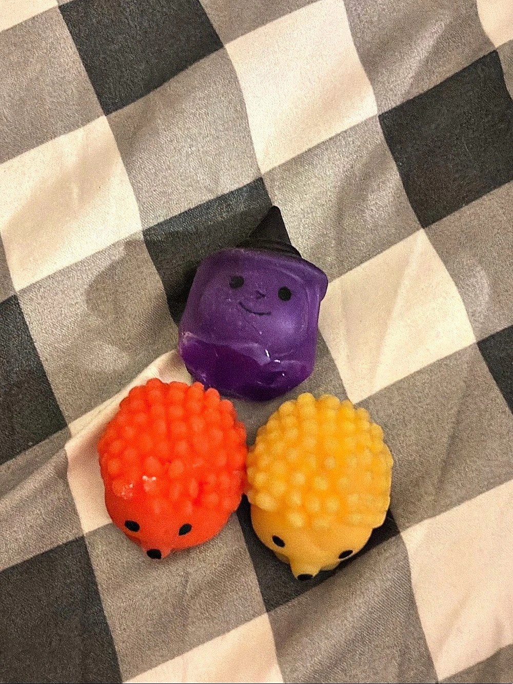 Textured Hedgehog Toys Set of 3
